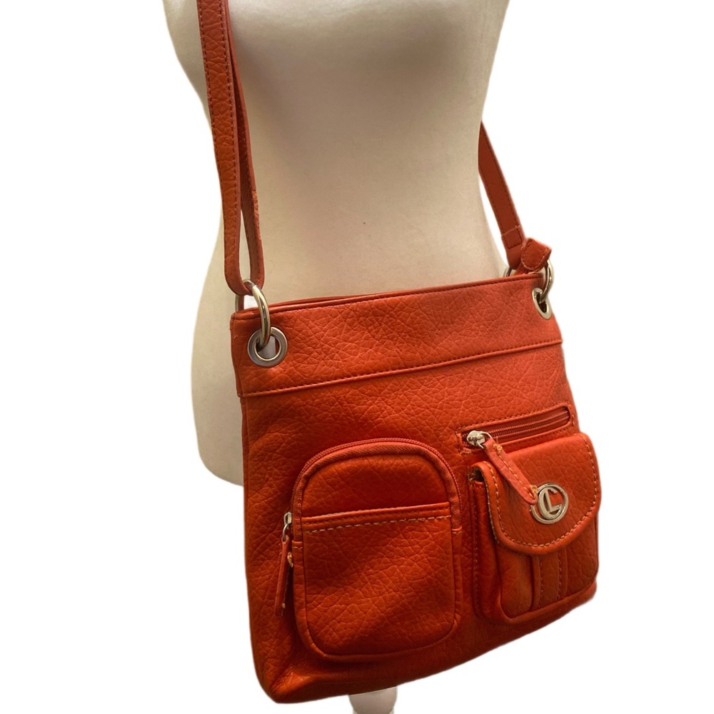 Chic Orange Crossbody Bag